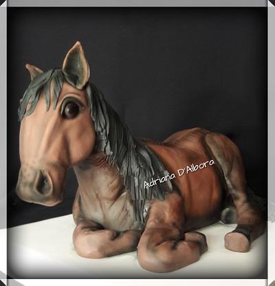 Horse sculpture - Cake by Adriana D'Albora