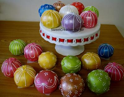 Christmas Ornament Cake part 2 - Cake by SweetCreationsbyFlor