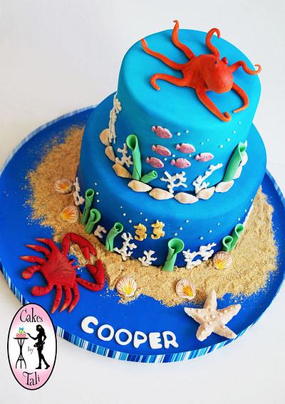 Ocean theme birthday cake - Cake by Tali