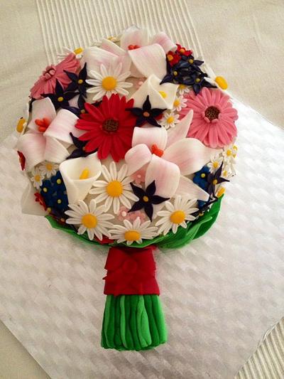 Flower bouqet II. - Cake by Dasa