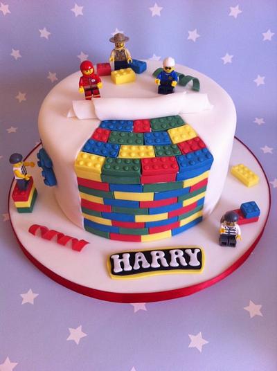 Lego Brick Cake - Cake by Sam's Cupcakes