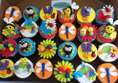 Garden Party Cupcakes - Cake by Sonia