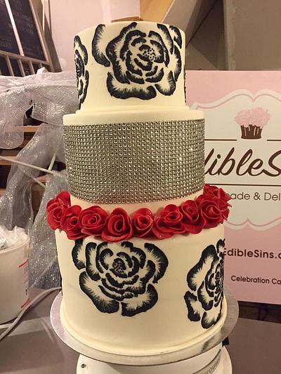 Roses of any colour are still roses! - Cake by Ediblesins