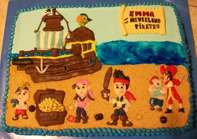 Jake and the Never Land Pirates - Cake by Tracy's Custom Cakery LLC