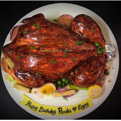Roasted Chicken Cake - Cake by Sindhu's Eats'n'Treats