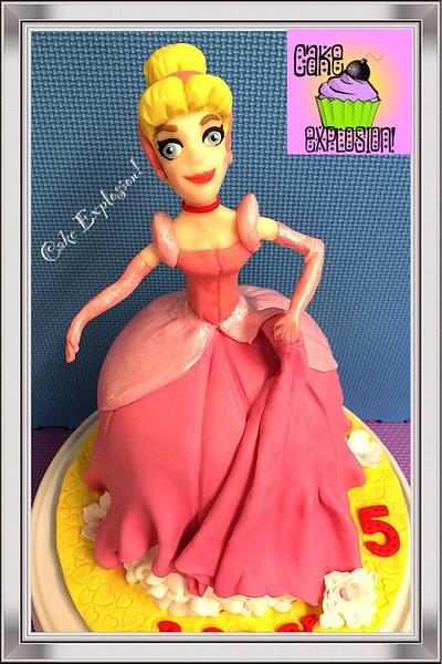 Cinderella in Pink - Cake by Cake Explosion!