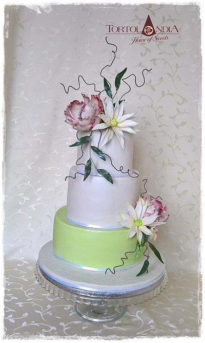 Birthday flowers cake - Cake by Tortolandia