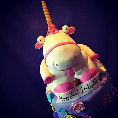 I want a fluffy unicorn  - Cake by The Sweet Duchess 