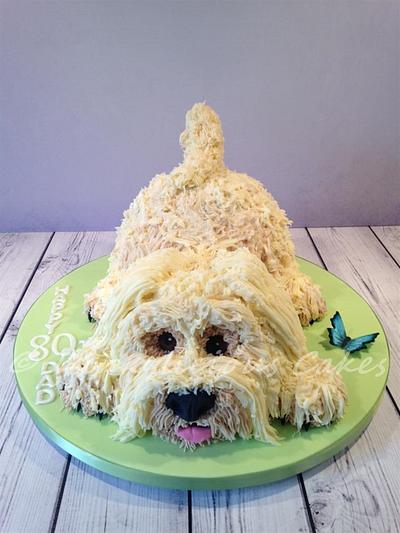"Dolly" dog 3D cake - Cake by Dinkylicious Cakes