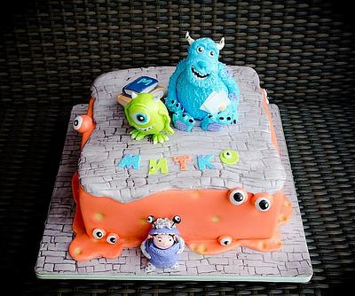 Monster Inc cake - Cake by Maria Schick
