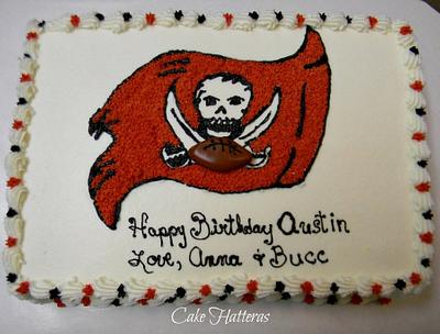Tampa Bay Buccaneers - Cake by Donna Tokazowski- Cake Hatteras, Martinsburg WV