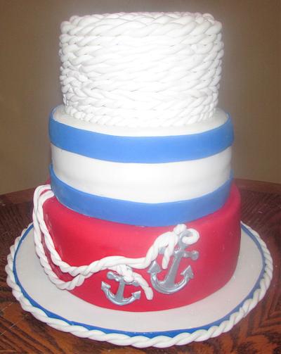 Nautical Theme cake  - Cake by Laura 