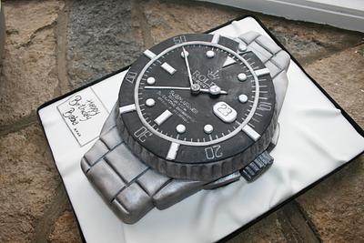 Gotta love a Rolex - Cake by Alison Lee