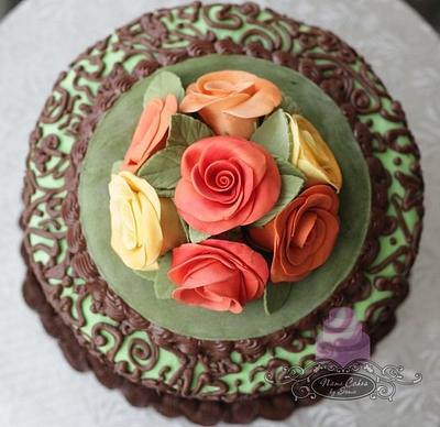 Classy birthday cake - Cake by Sonia Huebert