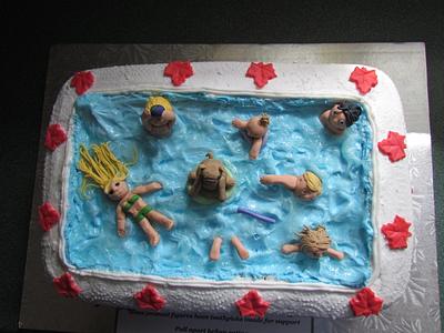 Pool cake - Cake by Angiescakes