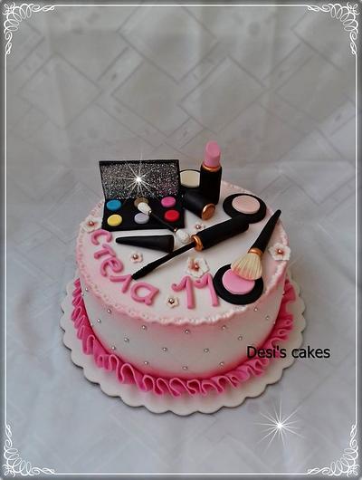 Make up cake - Cake by Desislava