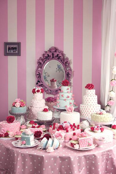 Cath Kidston inspired cake table - Cake by Elizabeth's Cake Emporium
