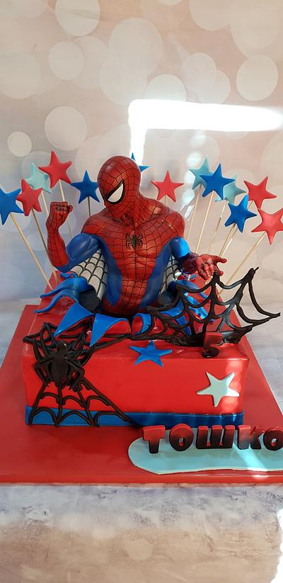 Spiderman - Cake by Ladybug0805