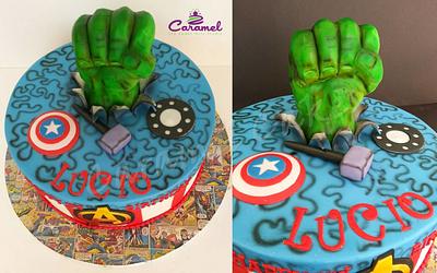 Avengers Cake - Cake by Caramel Doha
