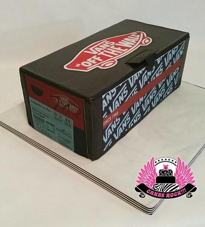 Vans Shoe Box - Cake by Cakes ROCK!!!  