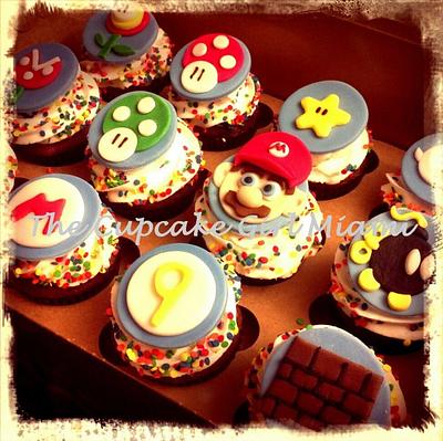 Super Mario Brothers Cupcakes  - Cake by Lilly