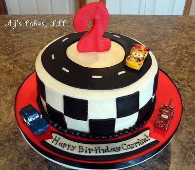 Race Car Cake - Cake by Amanda Reinsbach