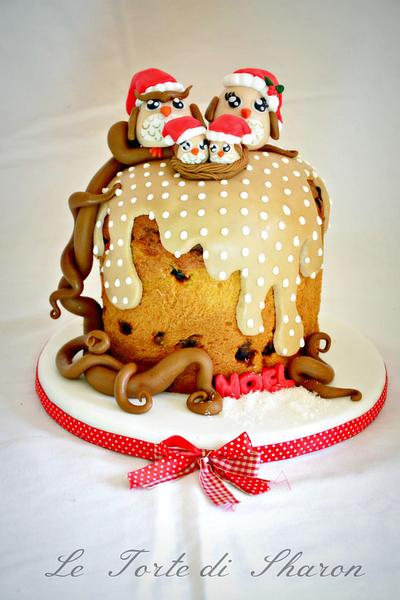 Christmas family owl - Cake by LeTortediSharon
