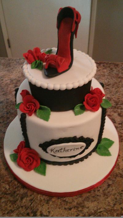 LADY IN RED - Cake by greca111699