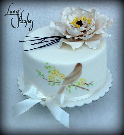 Flower cake - Cake by Lucyscakes