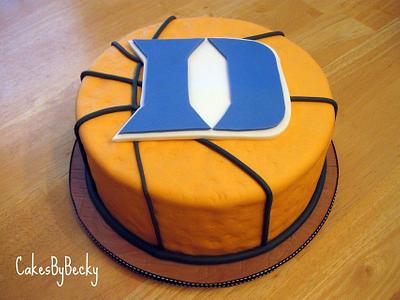Duke Basketball Cake - Cake by Becky Pendergraft