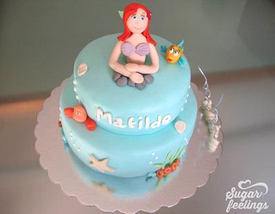 Ariel cake - Cake by Sugar feelings