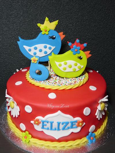 Sweet birds cake - Cake by Bianca