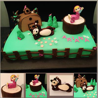 Masha & Bear - Cake by Dolce Follia-cake design (Suzy)