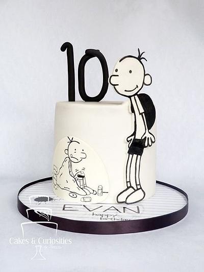 Evan's Diary of a Wimpy Kid - Cake by Symone Rostron Cakes & Curiosities