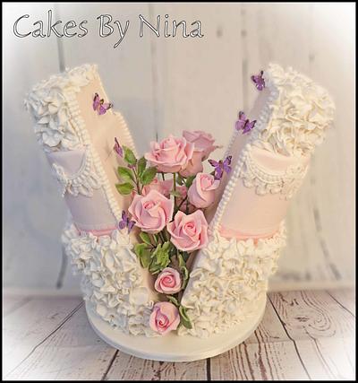 Rose Explosion - Cake by Cakes by Nina Camberley