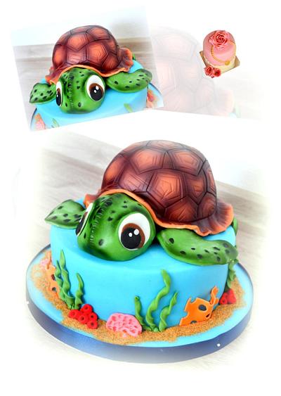 Turtle finding Nemo - Cake by Mimi cakes