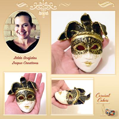 Carnival Cakers - Handmade mask - Cake by Znique Creations