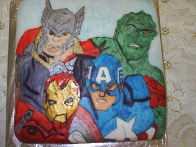 Marvel Hero Cake - Cake by Anita's Cakes