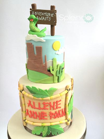Little Adventurers - Cake by Ellen Redmond@Splendor Cakes