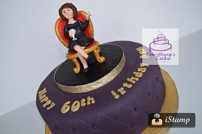 lady on  a throne - Cake by Everything's Cake