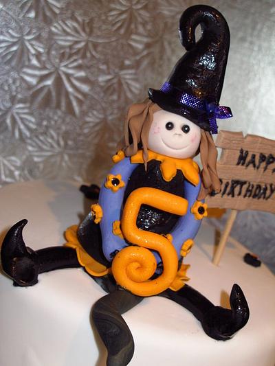 Sweet Little Witch  - Cake by Sharon