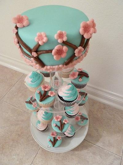 Cherry Blossoms - Cake by JB
