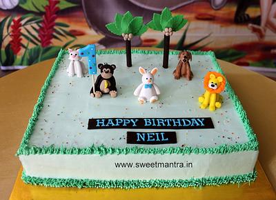 Animals cake - Cake by Sweet Mantra Homemade Customized Cakes Pune