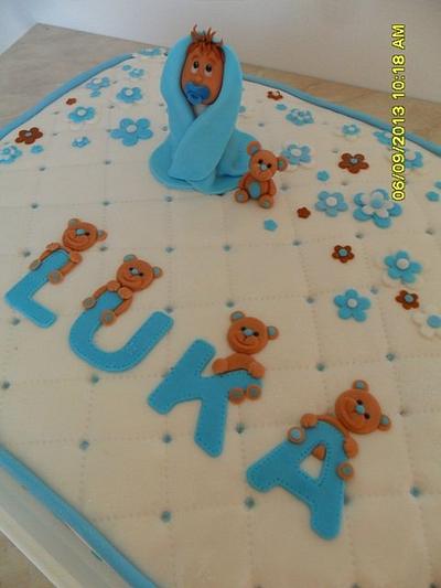 christening cake - Cake by irena11