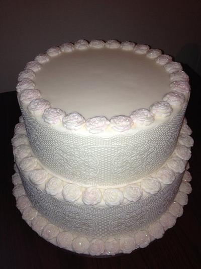 simply elegant.  - Cake by Aine Cuddihy