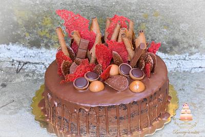 Chocolate drip cake - Cake by Benny's cakes