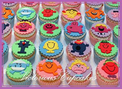 Mr Men and Little Miss Cupcakes - Cake by Victorious Cupcakes