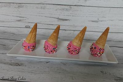 Ice Cream Cake Pops - Cake by Sweet Shop Cakes