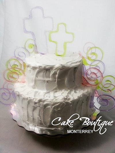 First Communion Cake - Cake by Cake Boutique Monterrey