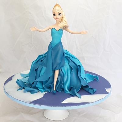 Elsa doll cake - Cake by Caked Goodness